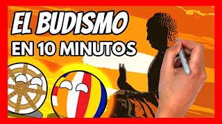 ✅La historia del BUDISMO en 10 minutos  Resumen fácil y divertido [upl. by Revorg]