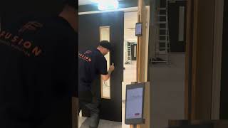 How Fast Can We Wrap This Door shorts vinylwrapping [upl. by Baylor]