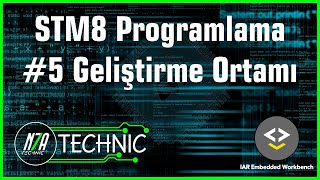 STM8 Programlama IAR 5 Geliştirme Ortamı STM8S103F3 [upl. by Nallak]