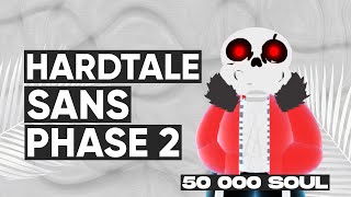 Roblox  SANS AUs FIGHT  Hardtale Sans Phase 2 [upl. by Surtemed888]