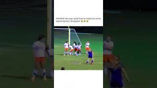 The Funniest Football Free Kick ever Women soccer funny moment 😂 [upl. by Anivahs]