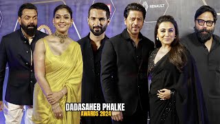 Celebrities arrives at Dadasaheb Phalke Awards 2024  Shahrukh Khan Nayanthara Rani Mukerji Bobby [upl. by Treboh]