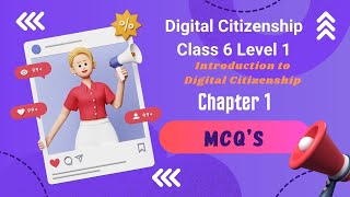 CBSE Digital Citizenship Class 6 Level 1 Chapter 1 MCQ [upl. by Aiva]