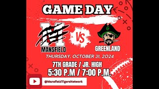 Mansfield 7th Grade FB vs Greenland [upl. by Kelwunn]