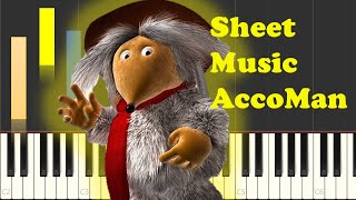 Wombles Theme Song Piano Sheet Music [upl. by Charpentier297]