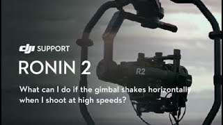 How to Stabilze the Ronin 2s Pan Axis when Shooting at High Speed [upl. by Tahpos]