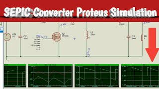 SEPIC Converter Proteus Simulation [upl. by Angie]