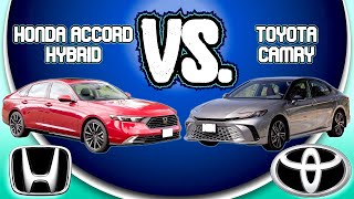 Toyota Camry VS Honda Accord hybrid comparison  Which hybrid for you [upl. by Lathe487]