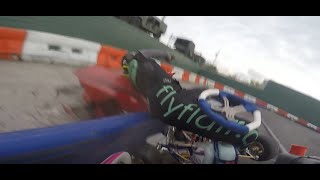 100 KPH Crash at Orlando Kart Center Brakes Failed [upl. by Kym262]