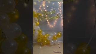 Meesho Balloon decoration stand  Birthday mini vlog  Relatives gettogether  shorts trending [upl. by Sobmalarah654]