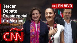 Así fue el Tercer Debate Presidencial entre Sheinbaum Gálvez y Máynez  Elecciones en México 2024 [upl. by Eisen]