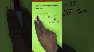 edexcel gcse higher noncalc Mathinar volume surfacearea [upl. by Kcinimod]