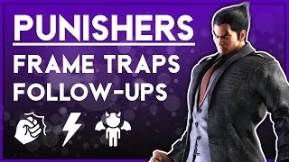 How To Use Kazuya Punishers  Frame Traps amp FollowUps  Tekken 7 Kazuya Guide [upl. by Ahsuatan]