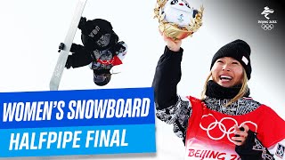 Snowboard  Womens Halfpipe Final  Full Replay  Beijing2022 [upl. by Wira]