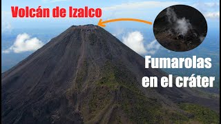 Volcán de IZALCO Así luce el Cráter y su Fumarola a vista de Drone Sonsonate El Salvador 2021 [upl. by Anivel]