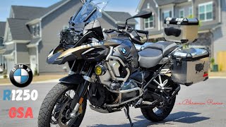 BMW R1250 GS Adventure  How good is an adventure touring motorcycle [upl. by Yenetruoc]