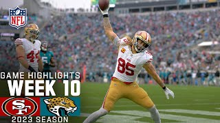 San Francisco 49ers vs Jacksonville Jaguars Game Highlights  NFL 2023 Week 10 [upl. by Kenric]