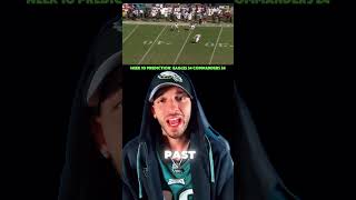 3 Reasons the Eagles Will Beat the Commanders on TNF 🦅🔥 [upl. by Sateia276]