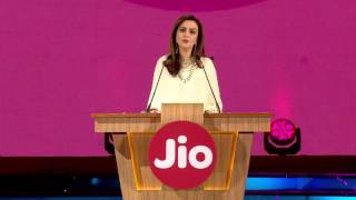 Nita Ambani at Reliance Jio Employee Launch  CelebratingJio [upl. by Wentworth460]