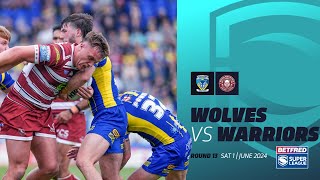 Highlights  Warrington Wolves v Wigan Warriors  2024 Betfred Super League Round 13 [upl. by Stimson510]