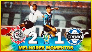 CORINTHIANS 2 x 1 GRÊMIO ● MELHORES MOMENTOS ● COPA DO BRASIL 1995 ● FINAL ● JOGO 01 [upl. by Ymmak819]