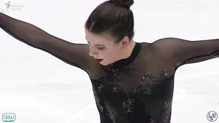 SaraMaude Dupuis SP Nebelhorn Trophy 2024 [upl. by Jehias]