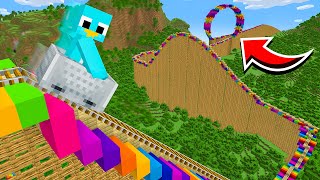 How To Build The Tallest Working Rollercoaster in Minecraft [upl. by Karin]