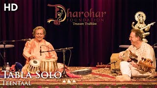 Pt Swapan Chaudhuri  Teentaal live 18112017 accompanied by Ken Zuckerman sarod [upl. by Casilde]