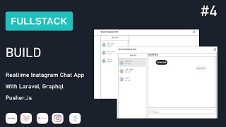 Best Instagram Realtime Chat with Laravel GraphQL amp PusherJS  4 [upl. by Gardie]