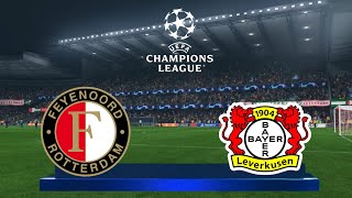 FC 24  Feyenoord Rotterdam vs Bayer Leverkusen  UEFA Champions League 202425 [upl. by Catlee690]