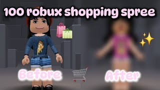 100 ROBUX SHOPPING SPREE✨️🛍notpook [upl. by Nonnahc]