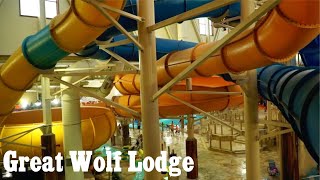 All Waterslides at Great Wolf Lodge  Mason Ohio POV GOPRO [upl. by Davon]