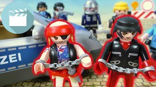 Playmobil Film deutsch  POLIZEIVERFOLGUNGSJAGD nach GEFÄNGNISAUSBRUCH [upl. by Ahsirat]