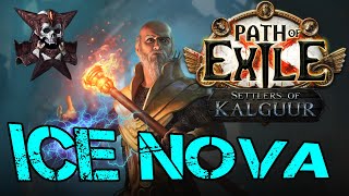 325 Path of Exile Hierophant archmage ice nova of frostbolts league starter Build Guide [upl. by Haliehs]