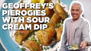 Geoffrey Zakarians Pierogies with Sour Cream Dip  The Kitchen  Food Network [upl. by Christoph837]