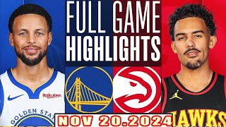 Golden State Warriors Vs Atlanta Hawks FULL GAME Highlights Nov 202024 NBA Season 202425 [upl. by Innos]