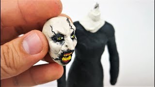 Como hacer a LA MONJA con Plastilina  Tutorial THE NUN  Making The Evil NUN in clay  Terror [upl. by Gatias]