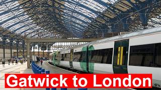 Gatwick Airport to London Victoria Southern Rail Train Ride Full Journey [upl. by Derrick]