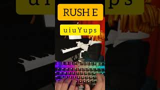 Rush E Roblox Sheet Easy Piano Tutorial [upl. by Eniahs]