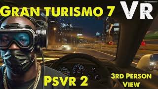 OG VR Gamer Plays Gran Turismo 7 on PSVR 2  Mixed Reality Capture [upl. by Idalina533]