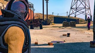 Juggernaut Minigame  GTA V Online Funny Moments  JeromeACE [upl. by Ehrman]