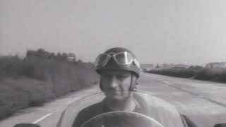 Onboard with Juan Manuel Fangio testing a Maserati  1957 F1  Modena Autodrome [upl. by Dlareg]