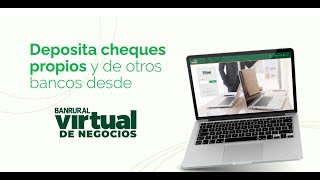 Deposita Cheques Propios y de Otros Bancos desde Banrural Virtual de Negocios [upl. by Boony]