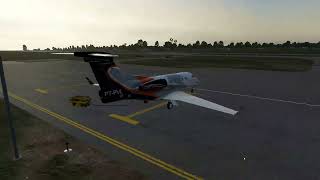 Phenom 300 da Aerobask no XP12  Jornada Executiva Temporada 3  Ep12  SBIL  SBQV  IVAO [upl. by Annoik]