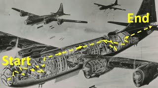 WWII B29 Bomber Interior TiptoTail WalkCrawl through in under 6 minutes [upl. by Amarillas357]