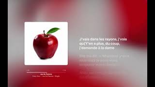 Davy One  Jus De Pomme Paroles [upl. by Naggem]