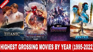 Highest Grossing Movies By Year  1995  2022 [upl. by Madea]