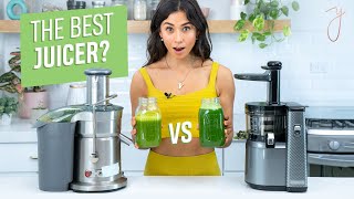 THE BEST JUICER Comparison amp Review Centrifugal VS Nama Juicer [upl. by Xila]