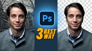 Best 3 Easy Way To Remove Background in Photoshop  Photoshop Tutorial [upl. by Konopka]