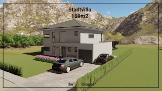 Stadtvilla 169m2  Hauspläne und Grundrisse für Ihr neues Zuhause [upl. by Emmi]